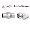 PAX 5 SET DE FERMOIRS MAGNETIQUES COLONNES CYLINDRES ARGENT PLATINE 2.3MM S1124900