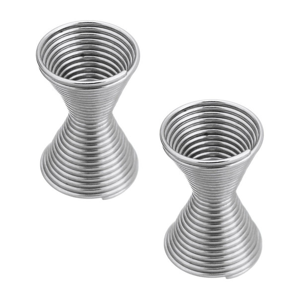 PAX 20 perles intercalaires grand ressort 11mm ref 150 metal couleur ARGENT PLATINE