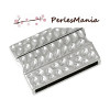 PAX 2 SET DE FERMOIRS MAGNETIQUES MARTELE ARGENT PLATINE S1152893