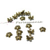 PAX: 300 COUPELLES CALOTTES PETITES FLEURS metal couleur BRONZE, S1124749