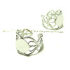 1 Support de bague  anneau dentelle coeur PP 