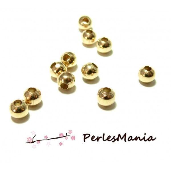 PAX environ 50 perles intercalaires 8mm metal couleur OR CLAIR Ref 70