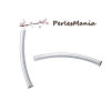 PAX: 20 Tubes intercalaires incurvés ARGENT VIF 50 par 5mm S1193292