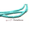 1 fil de 30 TUBE turquoise reconstituées couleur BLEU TURQUOISE HG12015