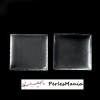 10 cabochons carré 25mm sticker autocollant epoxy transparent 