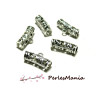 PAX environ 20 pendentifs bélières Tubes travaillés ref 8  metal Argent Antique