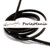 Environ 1,2 mètre de Cordon Simili Cuir 5mm H11908A NOIR