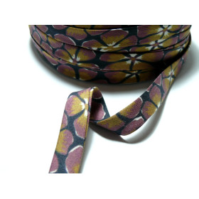 ruban cordon 10mm biais Tapis pervenche Sous bois