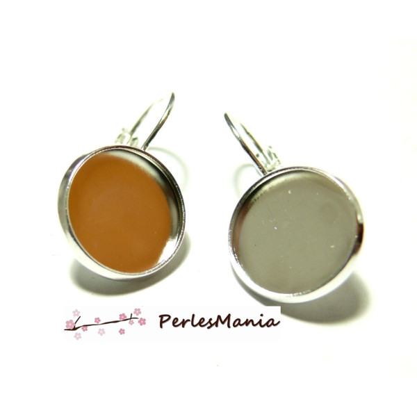 PAX 10 Supports Boucle d'oreille Dormeuse qualité 10mm ACIER INOXYDABLE