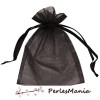 10 pochettes organza NOIR GM ( 13cm par 16cm ) , DIY 