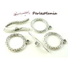 20 sets fermoirs PAX 378011 toggle VIEIL ARGENT Martelé, DIY 