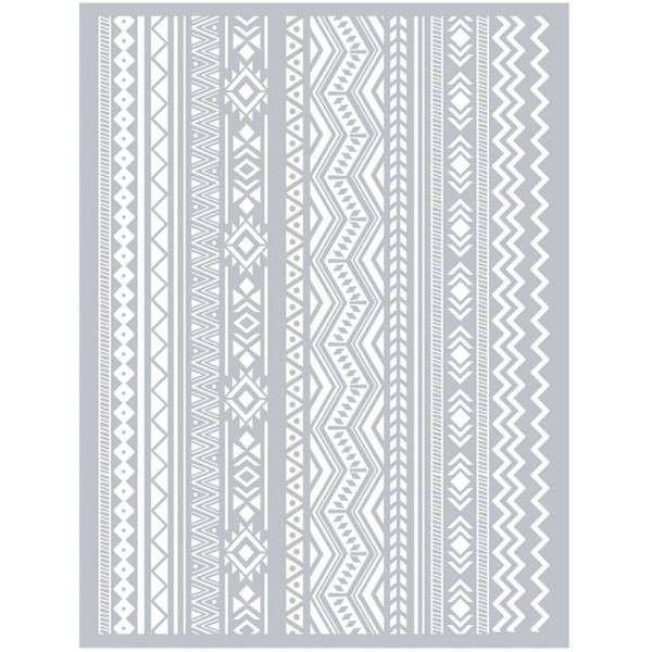 1 Pochoir Azteque pour PATE FIMO,PATE POLYMERE, CERNIT, SCULPEY ref 265310 DTM