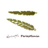10 Estampes  filigrane PLUMES OR  de 17 mm C7256