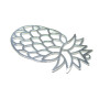1 Estampe pendentif filigrane Grand ANANAS Argent Vif de 45mm B4383