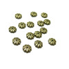 perles intercalaires FLEUR 9mm metal couleur BRONZE S1100819