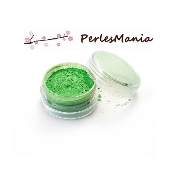 Boite poudre de Paillette pour Création RESINE couleur VERT S1192369