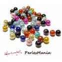 PS1130218 PAX 100 PERLES ILLUSIONS MAGIQUES MIRACLE MULTICOLORES 4mm