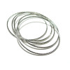 PAX 5 supports bracelet ANNEAU STRIE  couleur Argent 22cm  S1190489