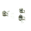 puces Rhinestone avec attache et poussoirs PS1153318