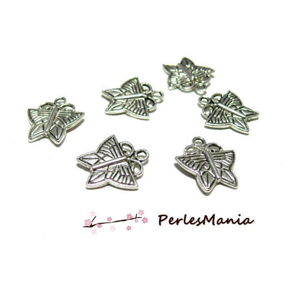 pendentif breloques papillons biface
