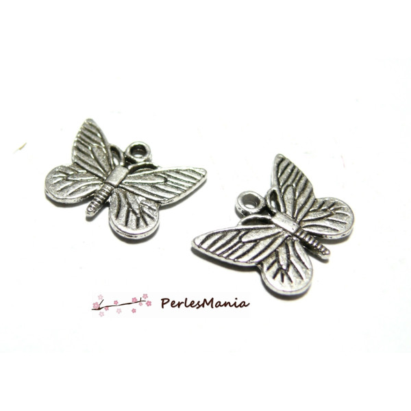 pendentif magnifique papillon 2A2748 viel argent