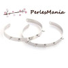 PAX 5 supports bracelet ANNEAU STRIE  couleur Argent 22cm  S1190489
