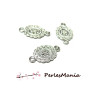 10  pendentifs connecteur breloque ARGENT VIF  ref HA14025 vintage 