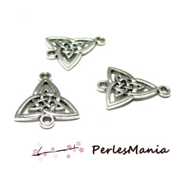 Connecteurs Celtiques 24.5mm – Métal Argenté Antique