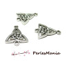 Connecteurs Celtiques 24.5mm – Métal Argenté Antique