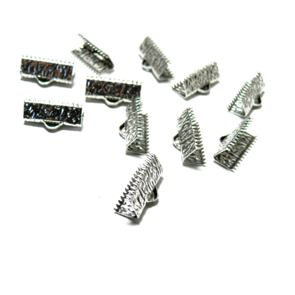 Serre-Fils Embouts Attache Ruban Martelé 25mm