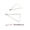 PENDENTIFS  CONNECTEURS TRIANGLE Argent Vif 171005152055AV