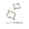 PAX 20 Connecteurs CELTIQUE metal Argent Antique H33834