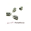 50 embouts ETHNIQUE pour cordon metal couleur Argent Antique 2N7656 