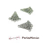 PAX 3 PENDENTIFS multiconnecteurs Chandeliers ETHNIQUE Indira couleur ARGENT ANTIQUE  S11104157