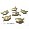 10 pendentifs oiseau 3D biface  BRONZE  ref 29Bis, DIY 