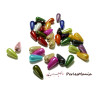 20 Perles Illusions Magiques Miracle Goutte Multicolores 15par 8mm HP9501
