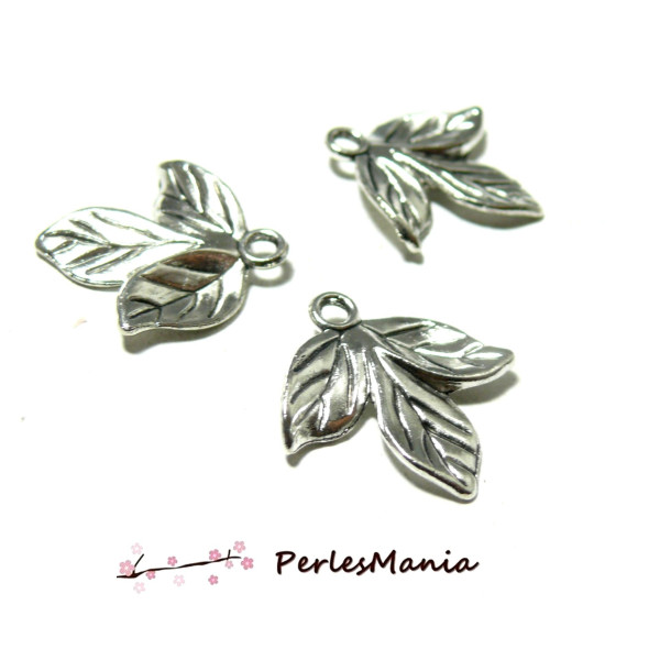 1 Pendentif multiconnecteurs Chandeliers Ethnique Dehli couleur Argent Antique 2R1472