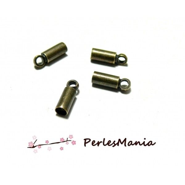 PAX 30 Calottes coupelles embouts Lisse 15mm metal couleur Bronze S1186427
