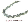 1m chaine CHEVRON EPI couleur ARGENT PLATINE, DIY 