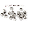 100 perles intercalaire CUBE ARRONDI 2,5mm qualité ARGENT PLATINE S1153137, DIY 