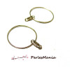 pendentifs Anneau Cercle connecteur 32mm Doré S1183331 Qualité cuivre
