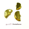 PAX 5 Embouts Attache Ruban Serre Fils Demi Cercle 28mm DORE PS1186438