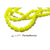 1 fil d'environ 100 perles à facettes MINI GOUTTE en verre 5x3mm JAUNE H114208