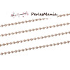 Chaine  a Billes  Boules Or Rose 1.5mm S1175723