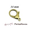 PAX 100 fermoirs  mousquetons 14mm  BRONZE