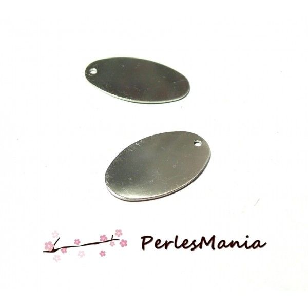 PAX 15 pendentifs, breloque medaillon martelée stardust 8mm Argent Platine qualité cuivre PS110108574