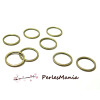 Pendentifs  anneau connecteur fermé rond BRONZE 12mm