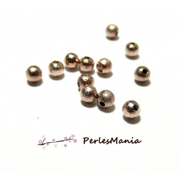 PAX 100 perles intercalaires stardust granitees paillettes 4mm ARGENT VIF PS1101253