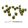 Perles Intercalaires Facettées 4mm – Métal Couleur Bronze