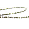 Chaine maille forcat metal couleur Bronze